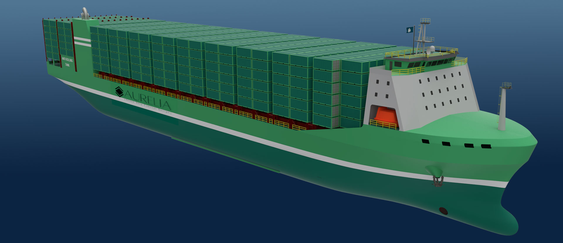 Container 2800TEU Ship