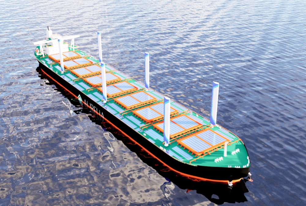 AURELIA’s green retrofitting for a 205k DWT Bulk carrier for GHG emissions reduction in concert with NEPA SHIPPING and ALOFT SYSTEMS